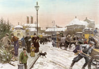 Messerschmitt Pius Ferdinand - Christbaummarkt vor dem Karlstor