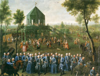 Horemans Peter Jakob - Kurfürst Karl Albrecht (Kaiser Karl VII.) mit Gemahlin