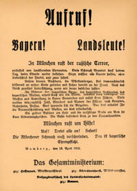  - Aufruf! Bayern! Landsleute!