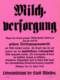  - Milchversorgung