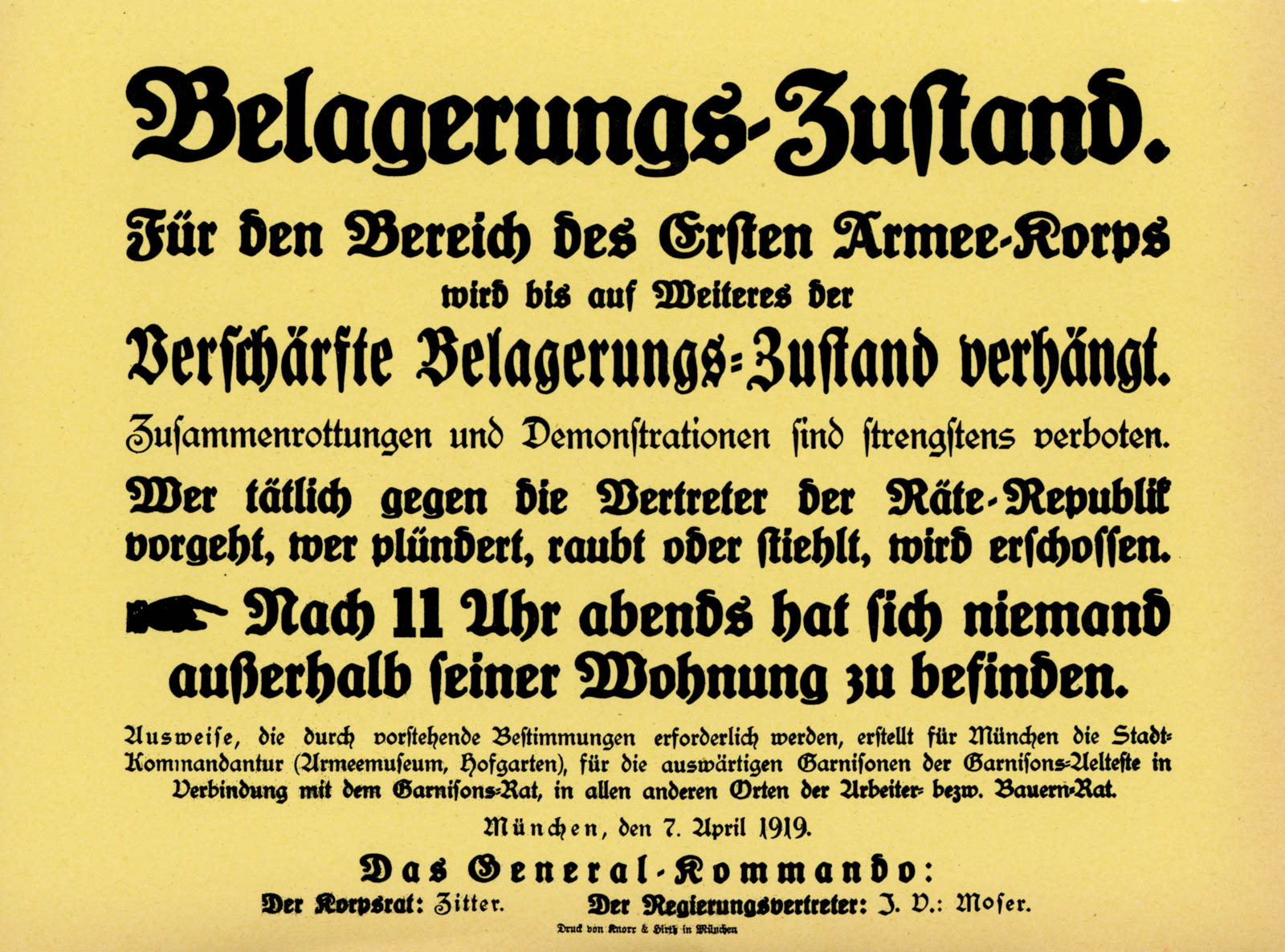Belagerungszustand