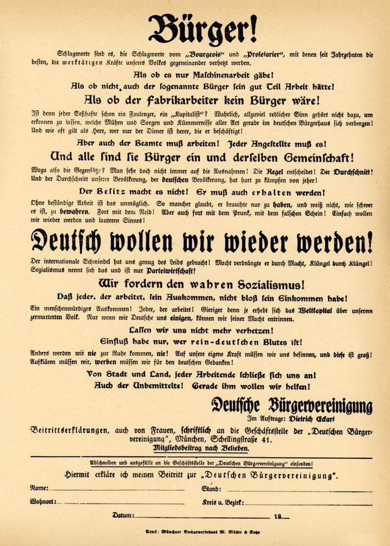 Bürger!