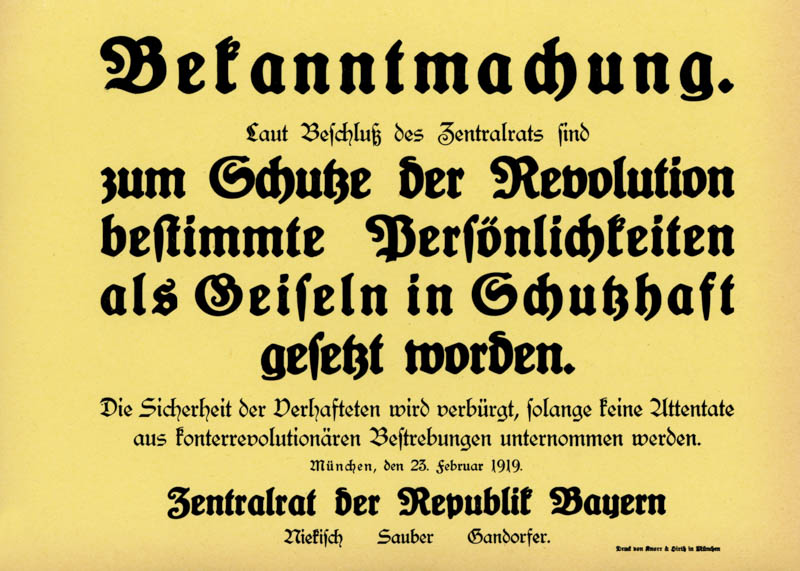 Bekanntmachung.