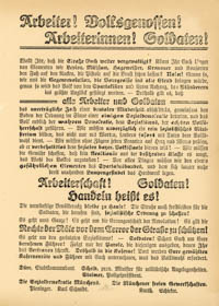  - Arbeiter! Volksgenossen! Arbeiterinnen! Soldaten!