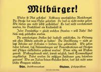  - Mitbürger!