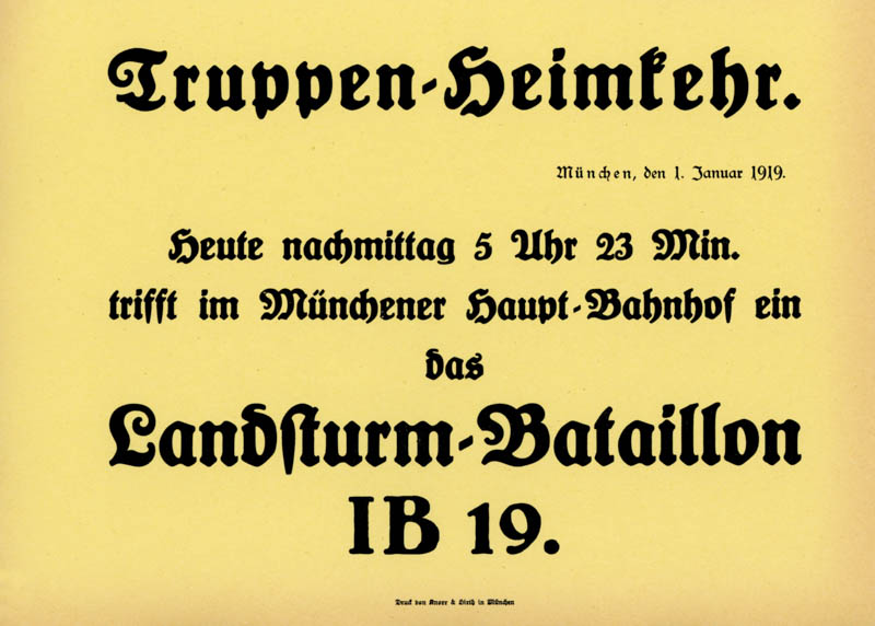 Historische Ansicht: Truppen-Heimkehr