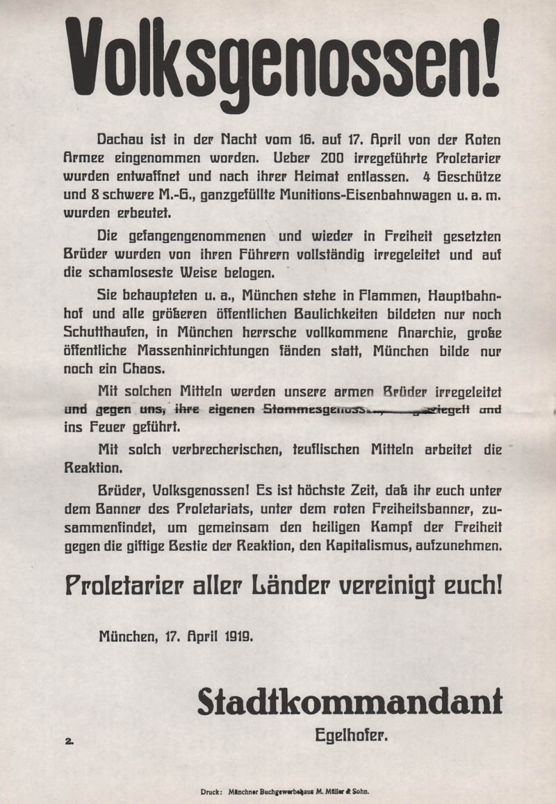 Volksgenossen!
