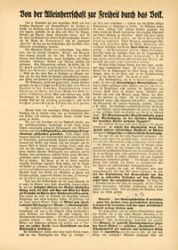  - Von der Alleinherrschaft zur Freiheit durch das Volk