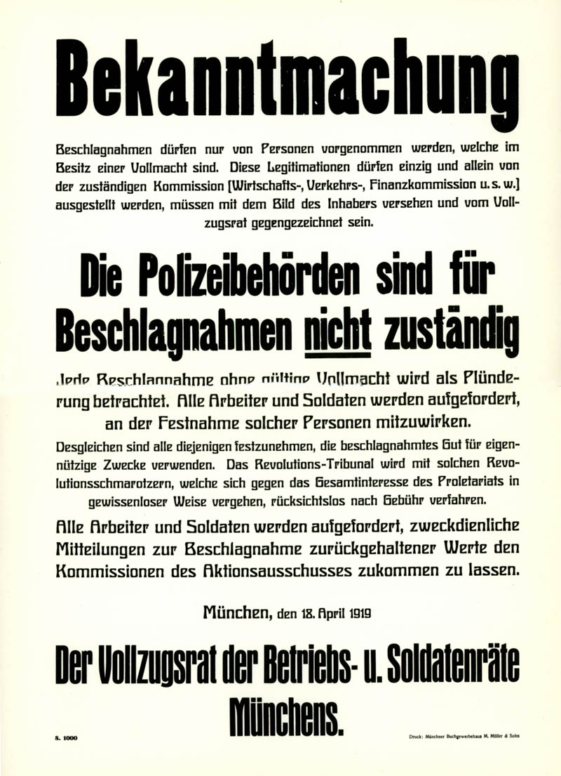 Bekanntmachung