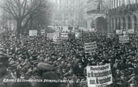 Hoffmann Heinrich - Demonstrartion der Kriegsbeschädigten