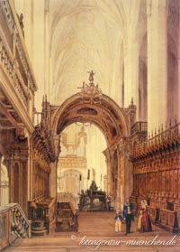  - Inneres der Frauenkirche mit Bennobogen