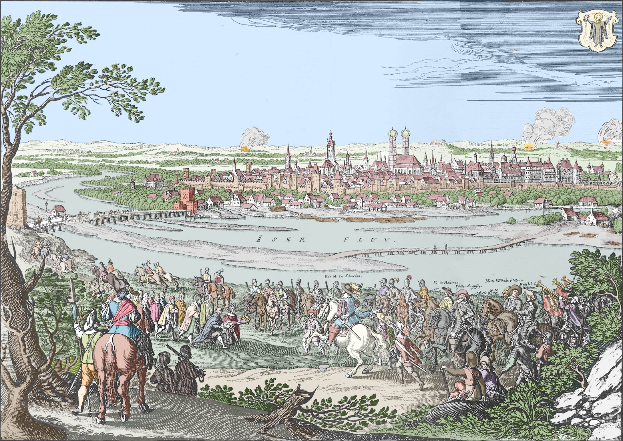 Einzug König Gustav Adolphs von Schweden in München 17. Mai 1632