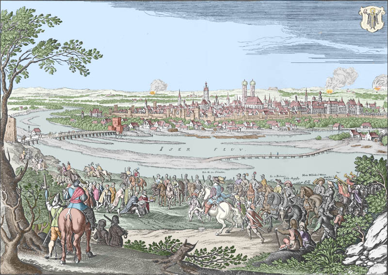 Einzug König Gustav Adolphs von Schweden in München 17. Mai 1632