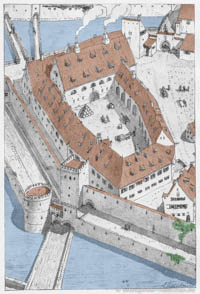 Steinlein Gustav - Der „scheiblinge“ Turm beim Heiliggeistspital