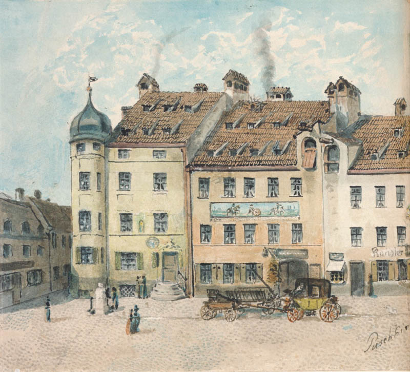 Neuhausergasse (Nordseite zunächst dem Karlstor)
