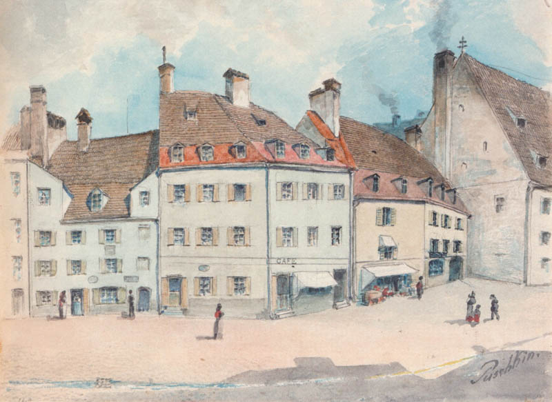 Historische Ansicht: Die Kreuzstraße