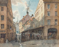Puschkin Joseph - Schmiede an der Ecke der Sendlinger Straße 