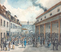 Puschkin Joseph - Das alte Hofbräuhaus (Hofraum)