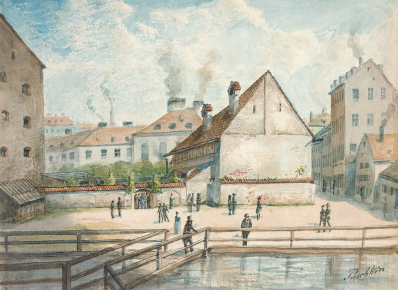 Historische Ansicht: Der alte Bockkeller
