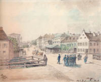 Puschkin Joseph - Die Köglmühle an der Hofgartenstraße