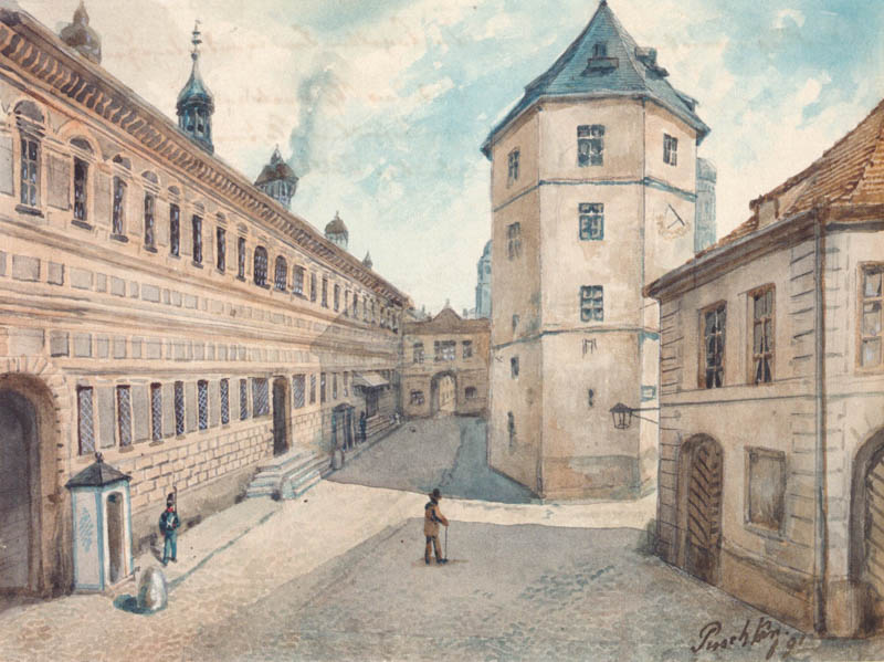 Die Herzog Maxburg an der Maxburgstraße
