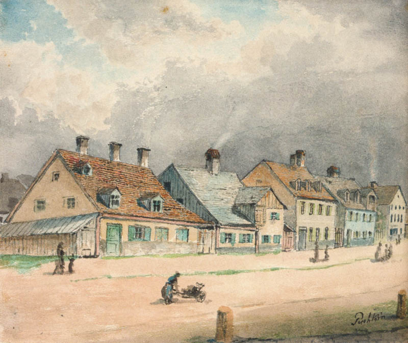 Alte Häuser an der Wasserstraße