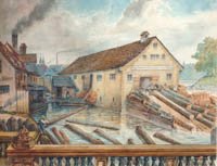 Puschkin Joseph - Die Klarermühle an der Maximiliansbrücke