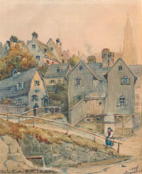 Puschkin Joseph - An der Quellenstraße in der Vorstadt Au