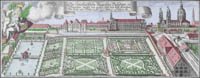 Wening Michael - Die churfürstl. bayer. Residenz mit dem Hofgarten und Tournierhaus um 1700