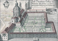 Wening Michael - Das Theatinerkloster in München ca. 1700