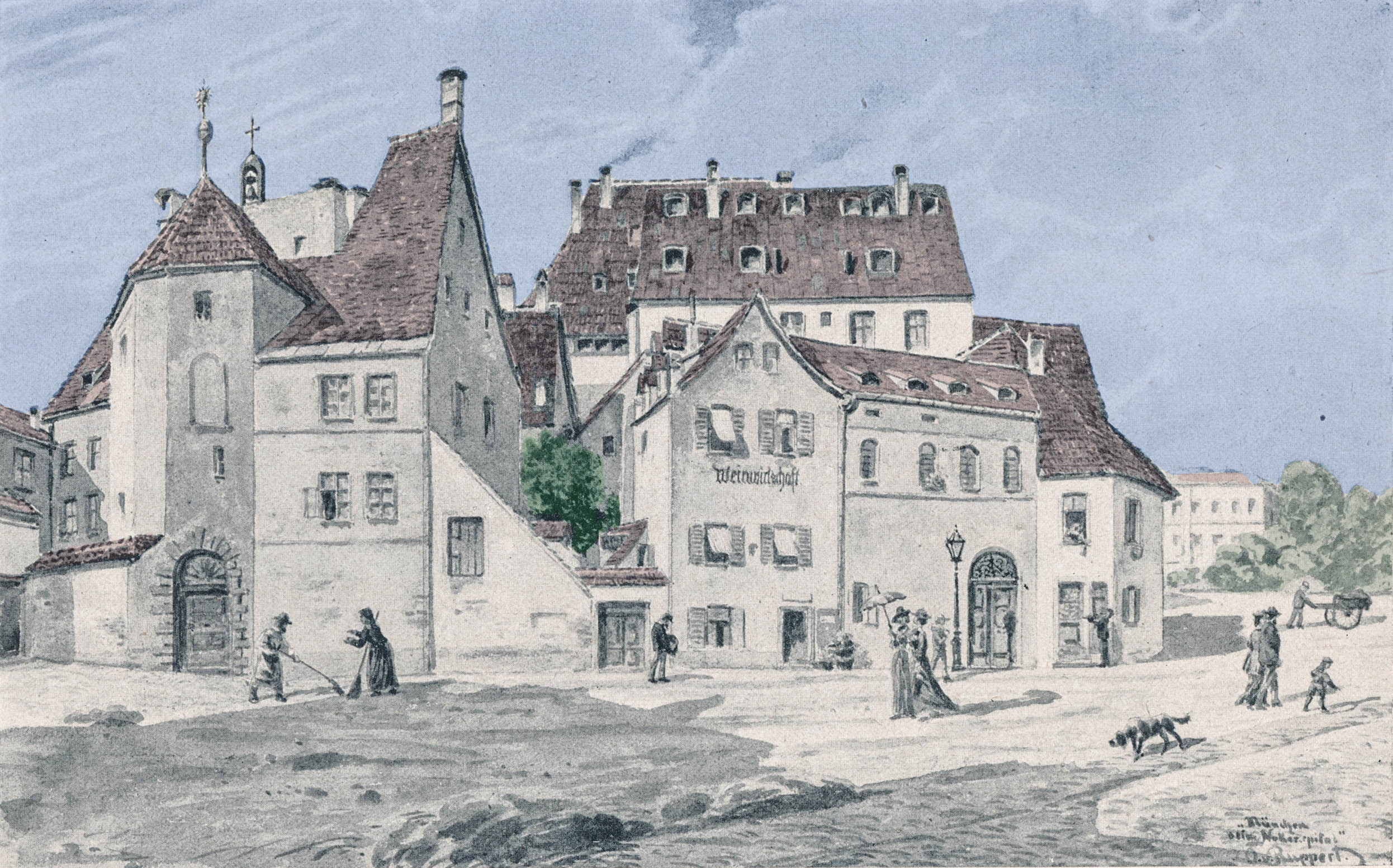 Das Nockherspital 1880