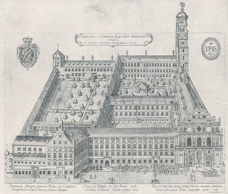 Die St. Michaelskirche und das Jesuiten-Kolleg um 1600