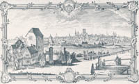 Jungwirth Franz Xaver, Canaletto - Ansicht von Osten 1761