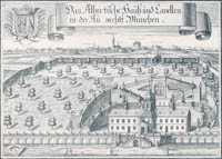 Wening Michael - Das Albertische Haus in der Au ca.1702