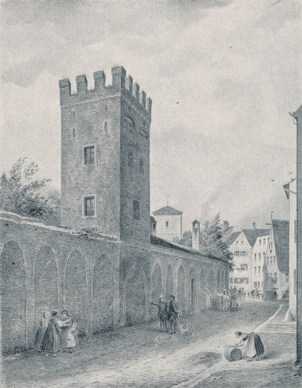 Das Teckentor (Westenriederstraße) abgebrochen 1866