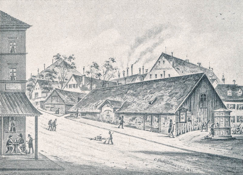 Hallmayrbräukeller (Stubewollkeller) 1885