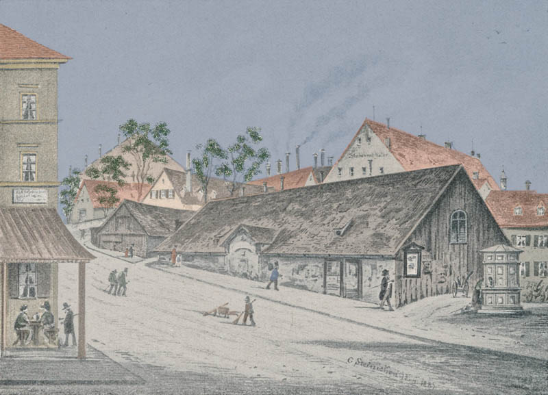 Hallmayrbräukeller (Stubewollkeller) 1885