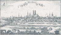 Ertels ch. bayer. Atlas - München im Jahre 1687