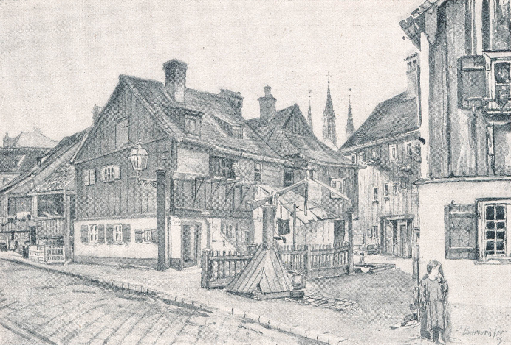 Der „Grafenwinkel“ in Haidhausen 1898