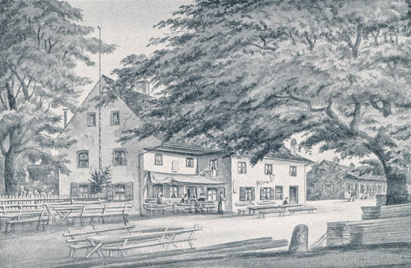 Gasthaus „zum grünen Baum“ 1884