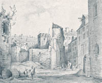 Seidel Anton - Eingang in die Mariengasse 1838