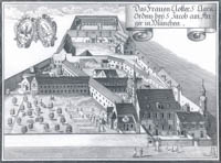 Wening Michael - Das Angerkloster ca. 1700