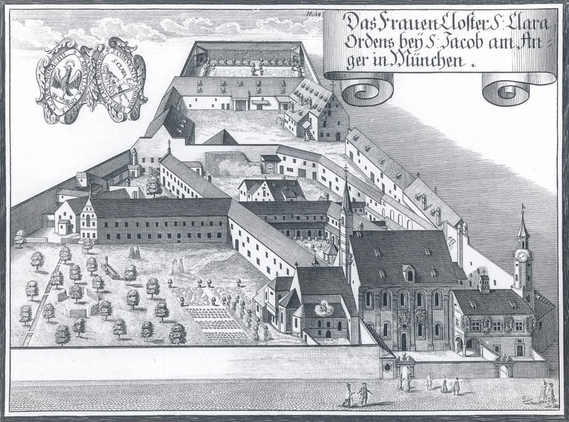 Das Angerkloster ca. 1700