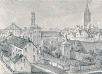  - Gegend nächst dem Sendlingertor; jetzt Blumenstraße 1884