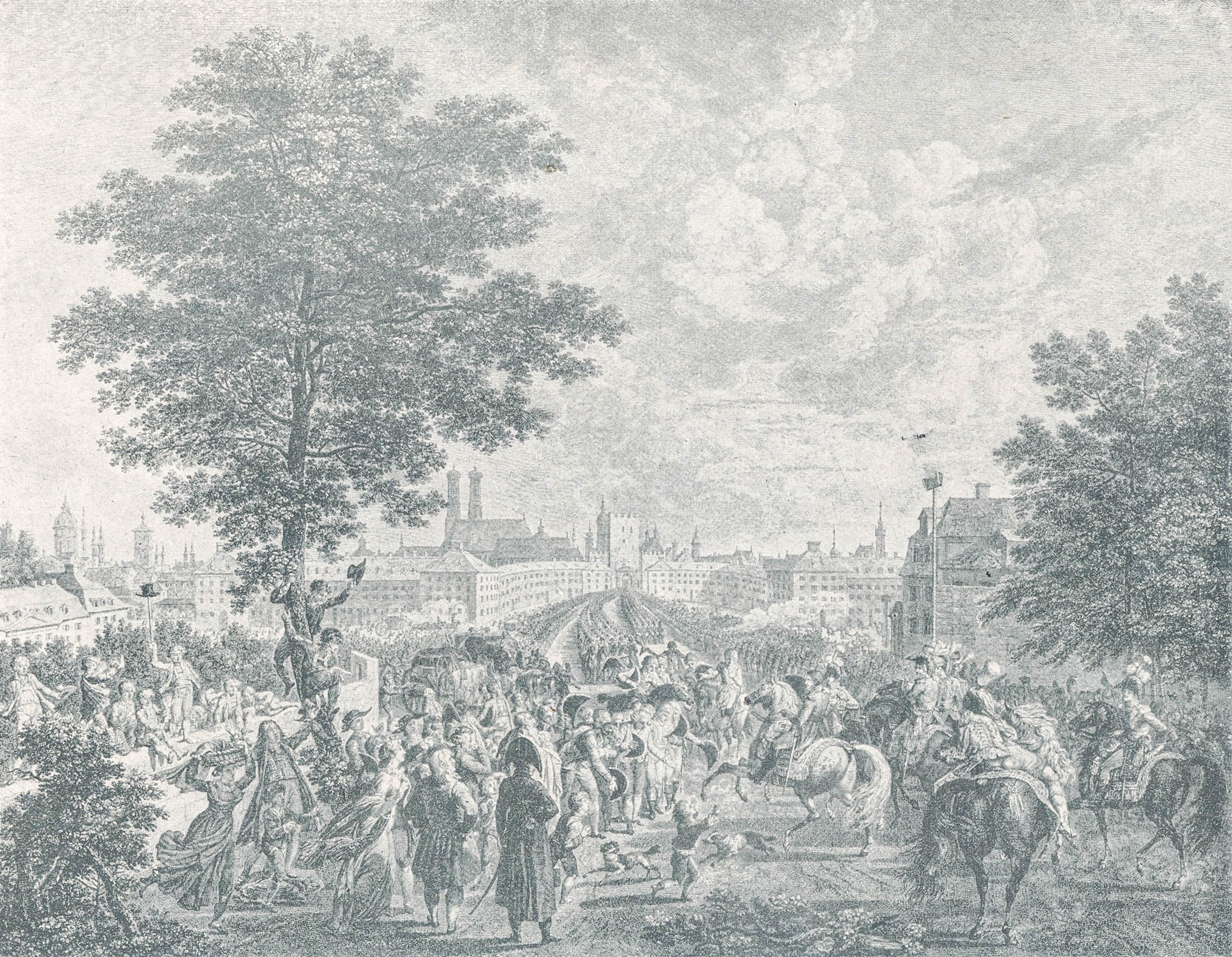 Einzug Kaiser Napoleons in München am 24. Oktober 1805