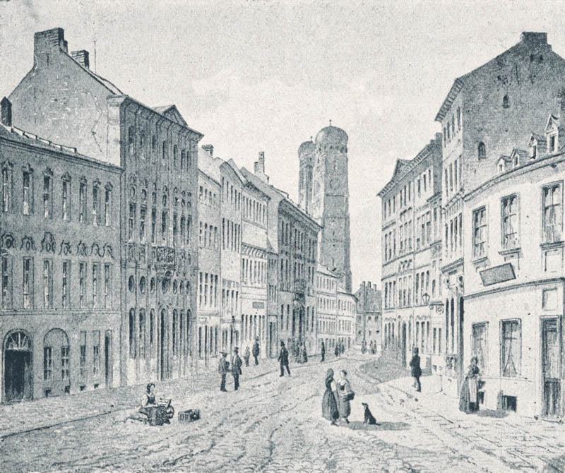 Die „Promenadestraße“. 1840