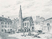 Ruppert Otto von - Der „griechische Markt“ mit Salvatorkirche. 1875