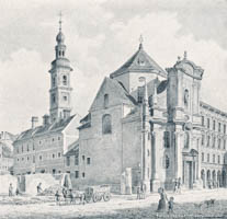 Huber Ludwig - Die Dreifaltigkeitskirche. 1887