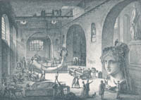 Halm G. - Das Innere der kgl. Erzgießerei zu München 1850