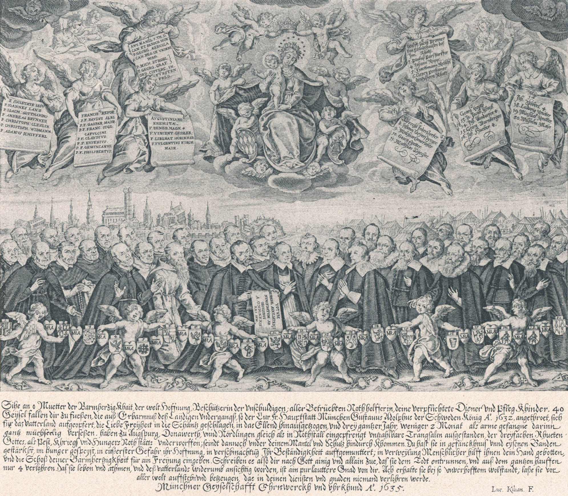 Votivbild in Ramersdorf 1635